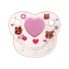 Cute bear transparent magnetic pacifier