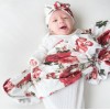 Adorable Baby Swaddle Blanket And Headband Set
