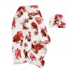 Adorable Baby Swaddle Blanket And Headband Set