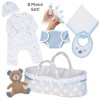 [It's a Boy!] Adoption Reborn Baby Essentials-8pcs Gift Set