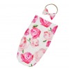 Adorable baby Swaddle Blanket And Headband Set