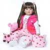 24'' Sweet Daniella Toddler Doll Girl Realistic Toys Gift To Children Toy