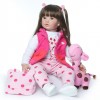 24'' Sweet Daniella Toddler Doll Girl Realistic Toys Gift To Children Toy