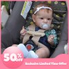 [Christmas Sale] 22'' Sweet denise With Sound Reborn Doll Girl Realistic Toys Gift Lover