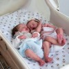17" Sweet Sleeping Dreams Reborn Twins Sister Maren and Monica Truly Baby Doll Girl, Birthday Gift