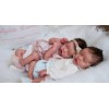 17" Sweet Sleeping Dreams Reborn Twins Sister Maren and Monica Truly Baby Doll Girl, Birthday Gift