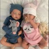 17''  Lifelike Realistic Twins Sister Katelyn and Cameron Reborn Baby Doll Girl Toy