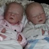 17.5 '' Real Lifelike Twins Sister Andre and Andrew Reborn Baby Doll Boy
