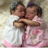 17'' Real Lifelike Twins  Olga and Cortney Reborn Baby Doll Girl Toy