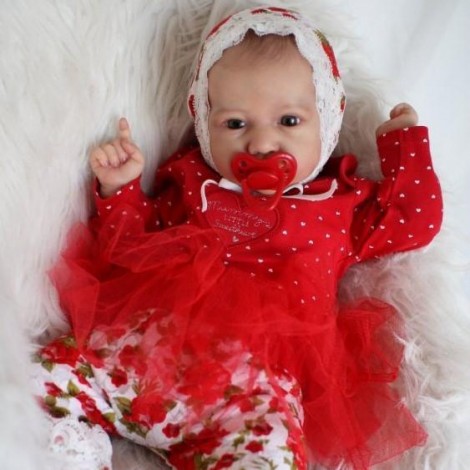 22'' Little Christmas baby Lillian Reborn Baby Girl Toy