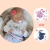 [Christmas Sale]17'' Real Lifelike Journey Reborn Baby Doll Girl with Coos and ''Heartbeat''