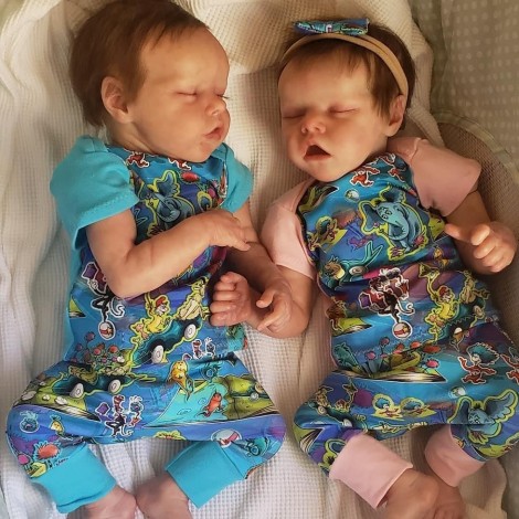 17''&nbsp;Vernon&nbsp;and&nbsp;Sabela&nbsp;Truly&nbsp;Twins&nbsp;Baby&nbsp;Girl&nbsp;Dolls Toy