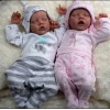 17'' Lifelike Realistic Twins Sister Renata and Jayleen Reborn Baby Doll Girl Toy
