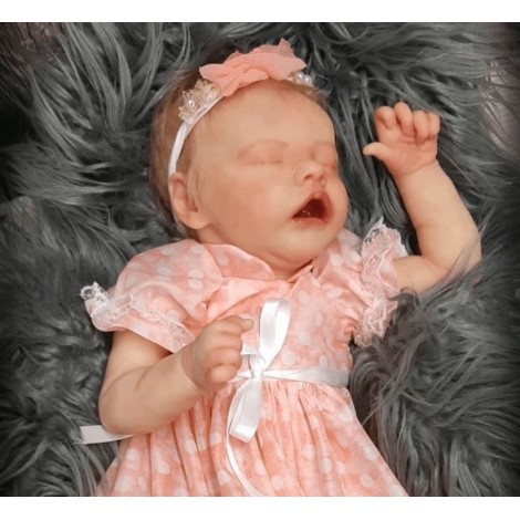 12'' Realistic Look Real Reborn Twins Baby Girl Dolls Romana and Rosaliaa, Birthday Gift