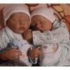 12'' Realistic Look Real Reborn Twins Baby Girl Dolls Romana and Rosaliaa, Birthday Gift
