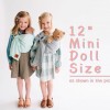 12'' Realistic Look Real Reborn Twins Baby Girl Dolls Amandina and Amel, Birthday Gift