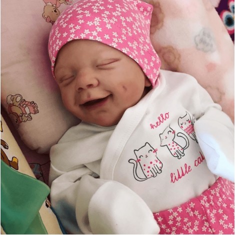 12'' Clea Realistic Baby Girl Doll