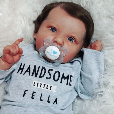 12'' Handsome Little Fella Realistic Reborn Baby Doll Boy