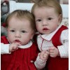 12'' twin Ann and Alva Reborn Baby Doll Girl, Gift