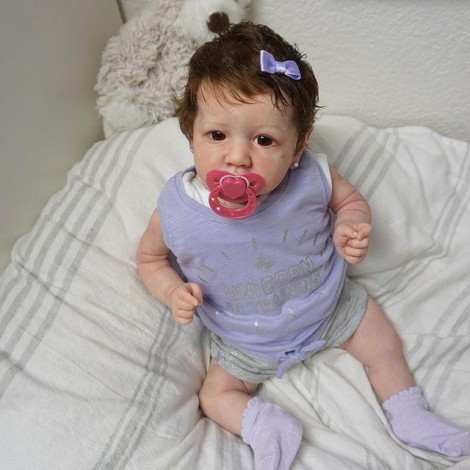 12'' Realistic Sweet Reborn Baby Girl Doll Caterina