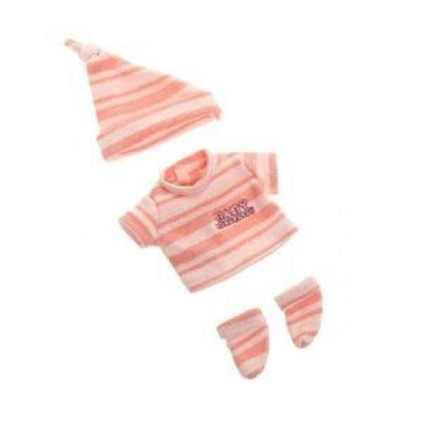 3 Pcs Pink Reborn Doll Clothes Suit for 12'' Reborn Baby